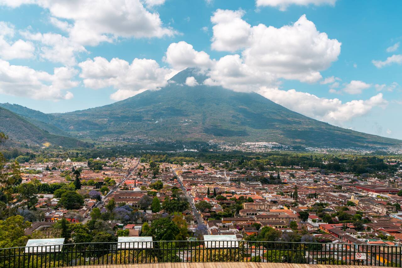 The view seen from Cerro de la Cruz