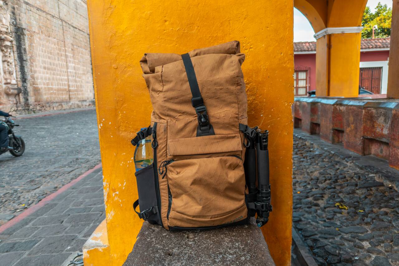 All the gear I packed into my 30L backpack