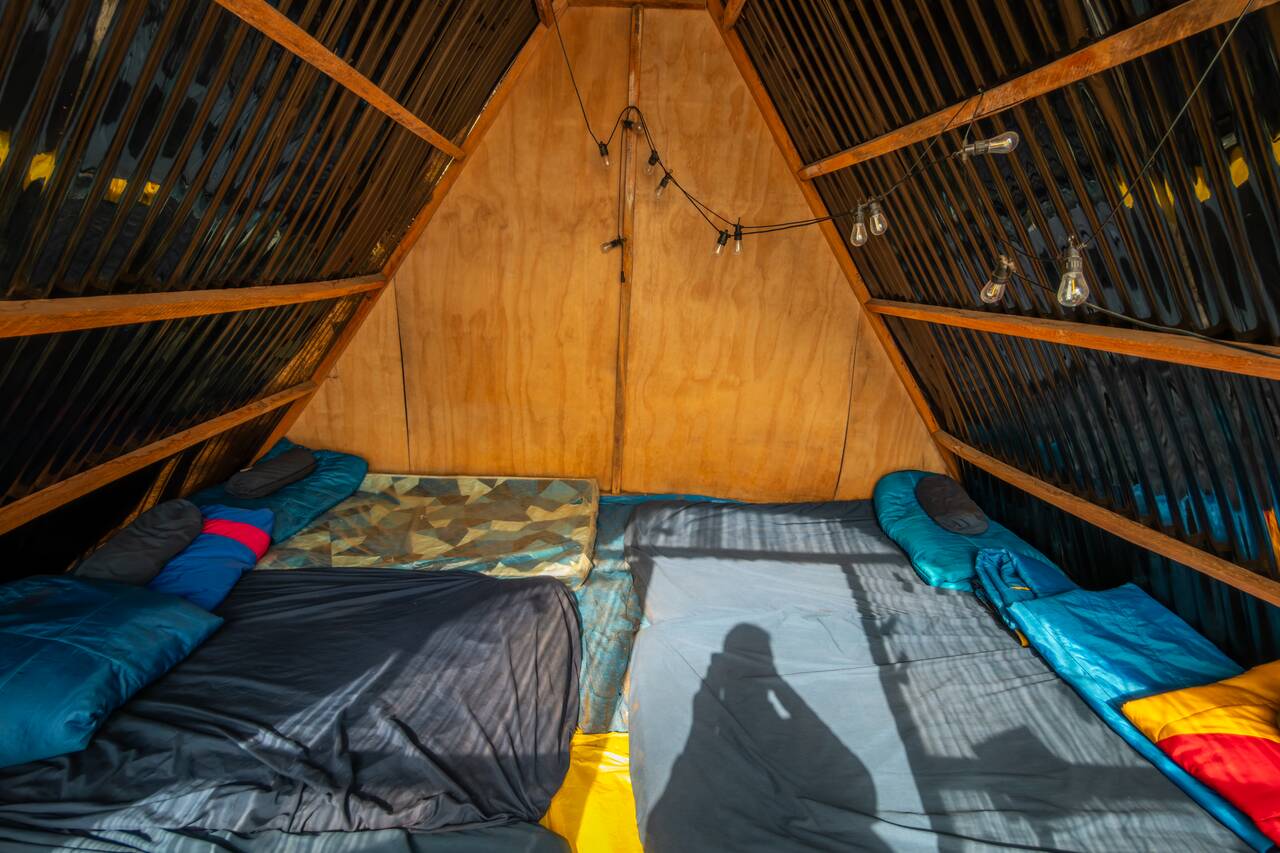Place I slept in during the Acatenango hike
