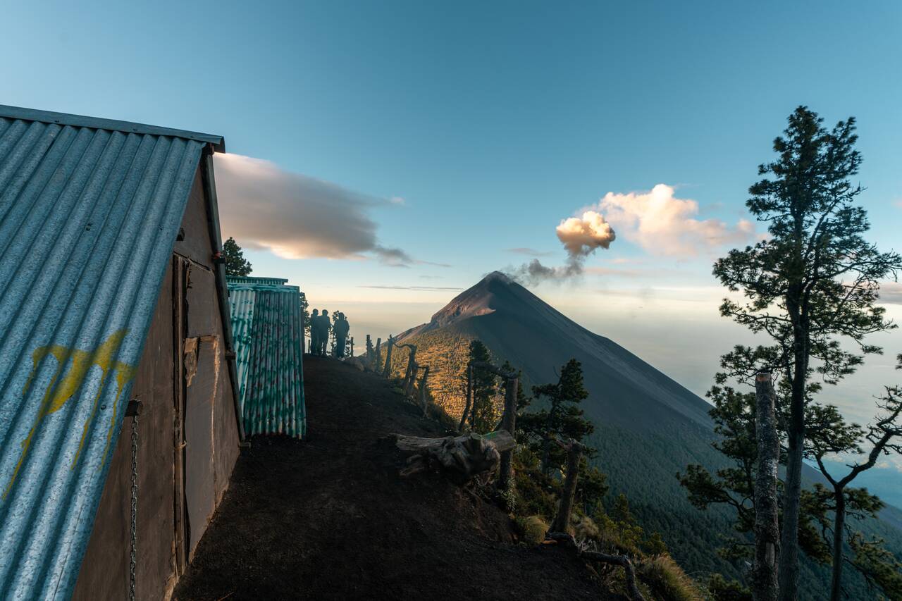Our campsite on Acatenango