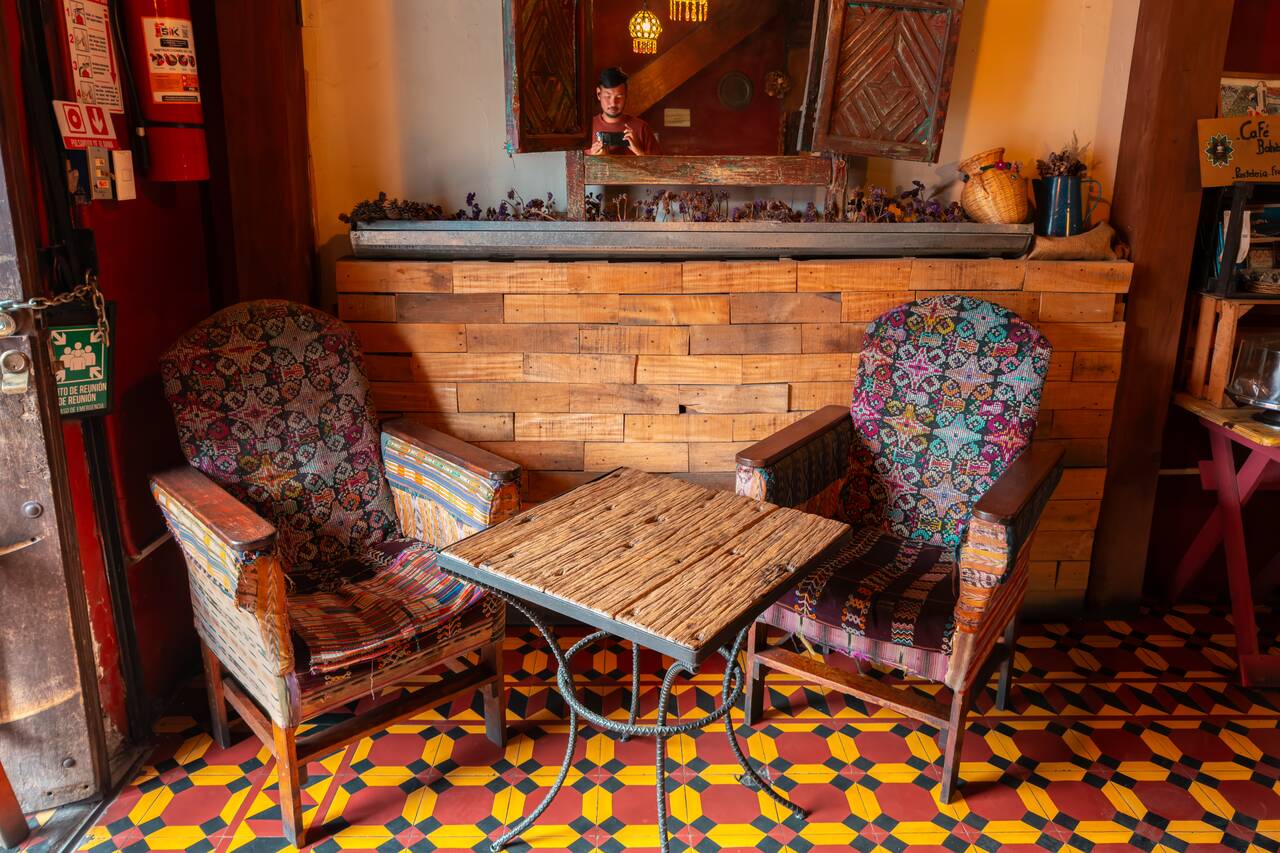 Another seating area at Cafe Boheme