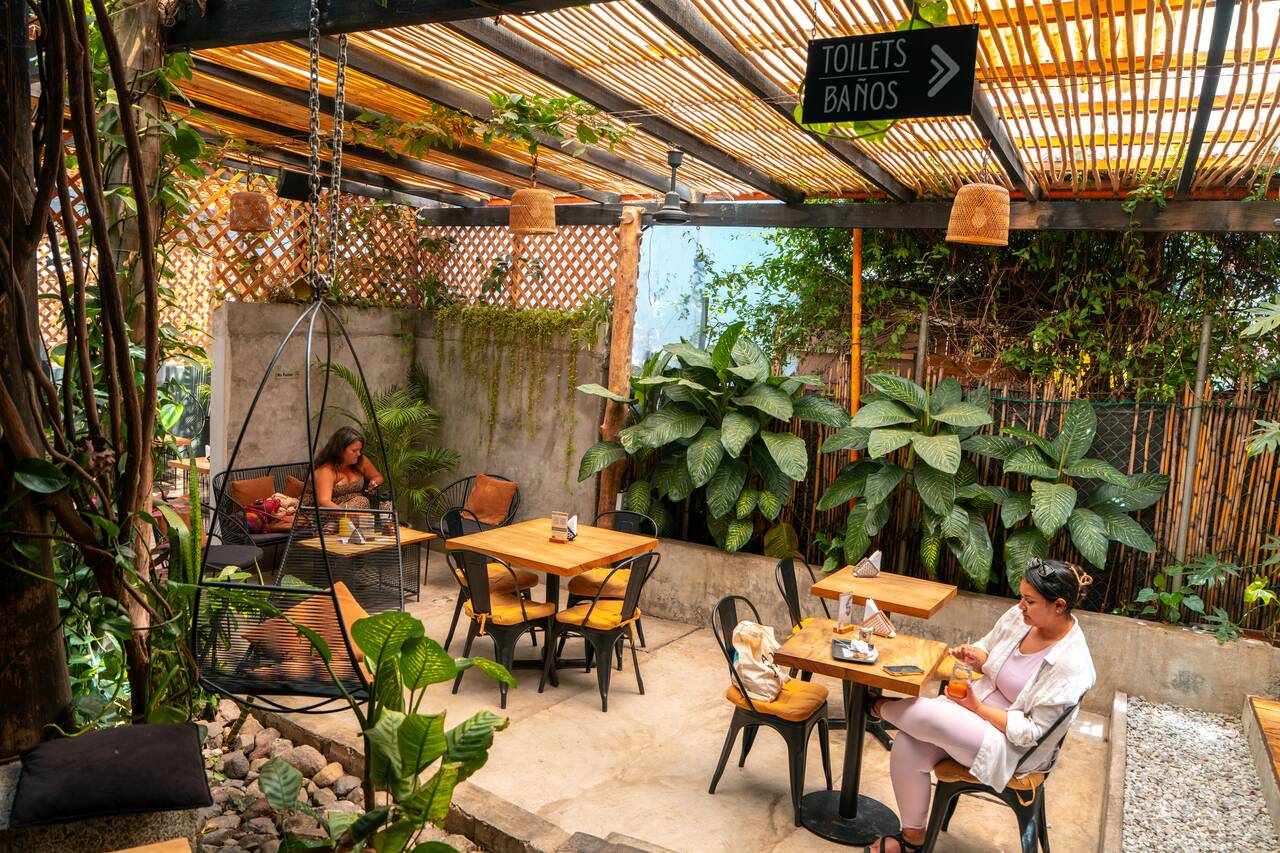 Seating area at Circles Cafe & Bakery