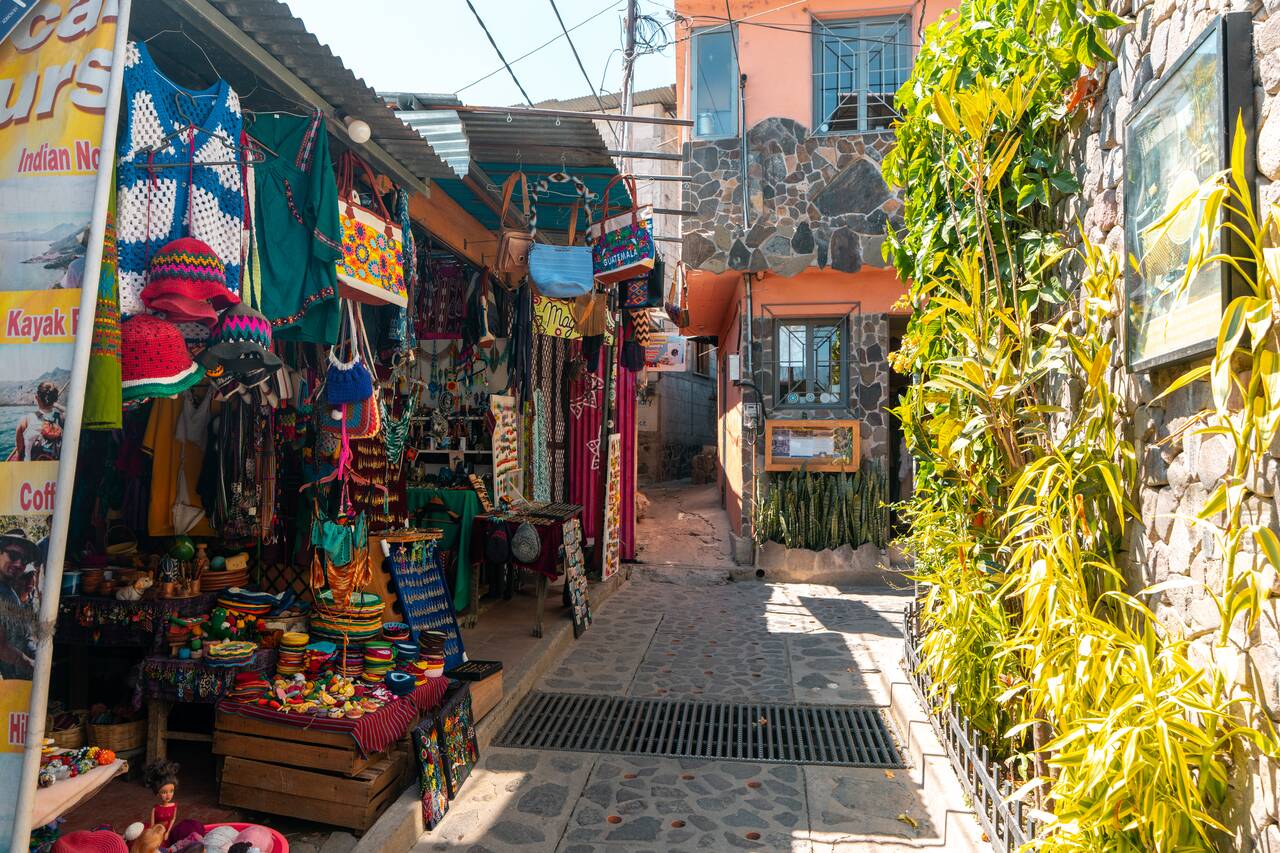 Souvenir shops at San Marcos