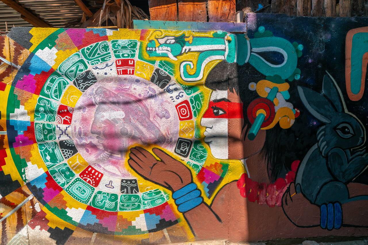 A mural at San Marcos