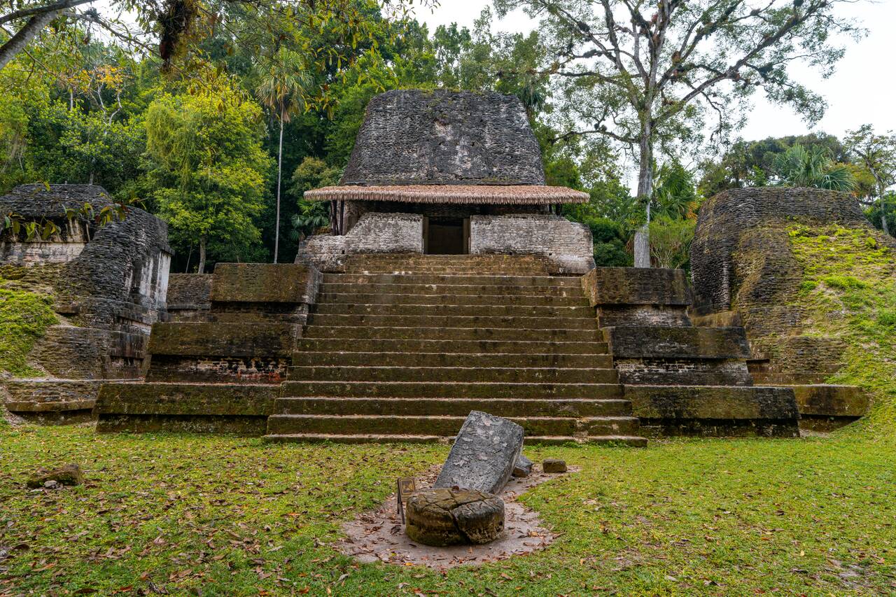A structure at the Lost World Complex in Tikal