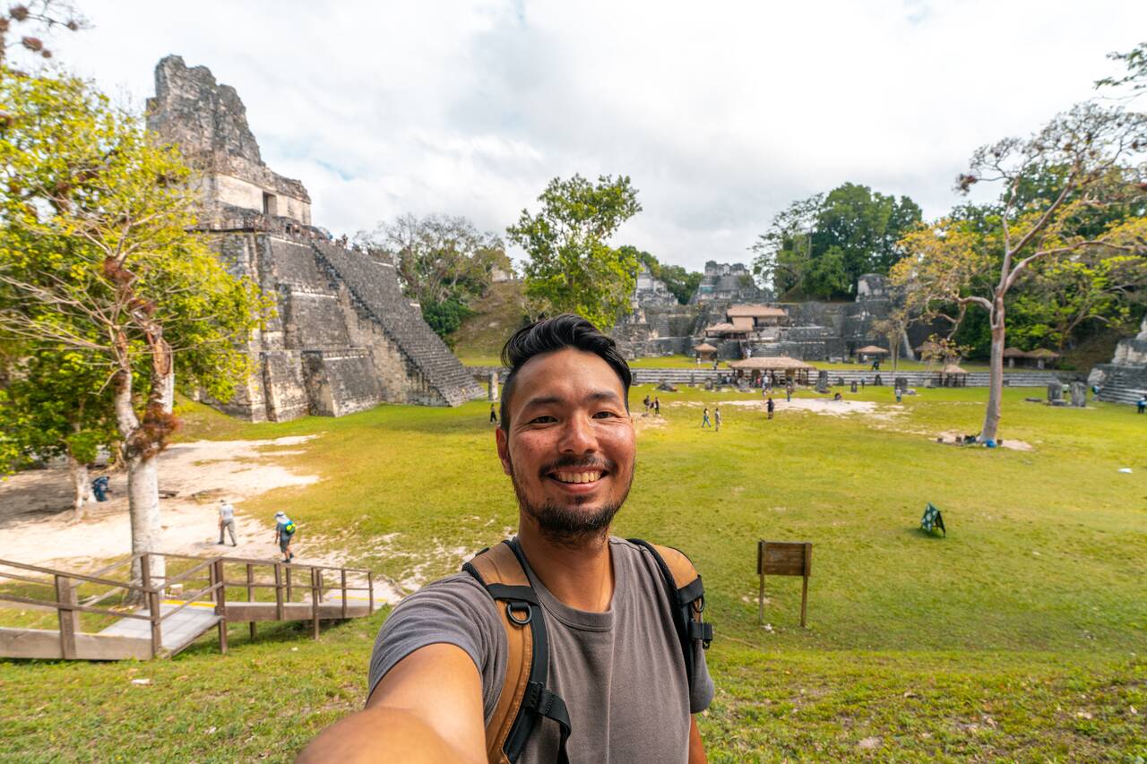 A selfie of me in Tikalrc=