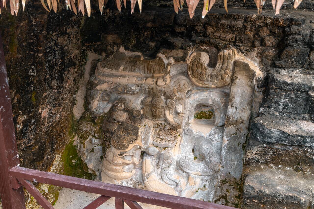 A sculptures found in Tikal