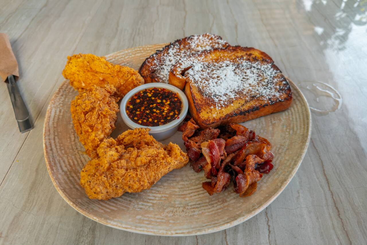 The breakfast I ordered at Maple & Tocino