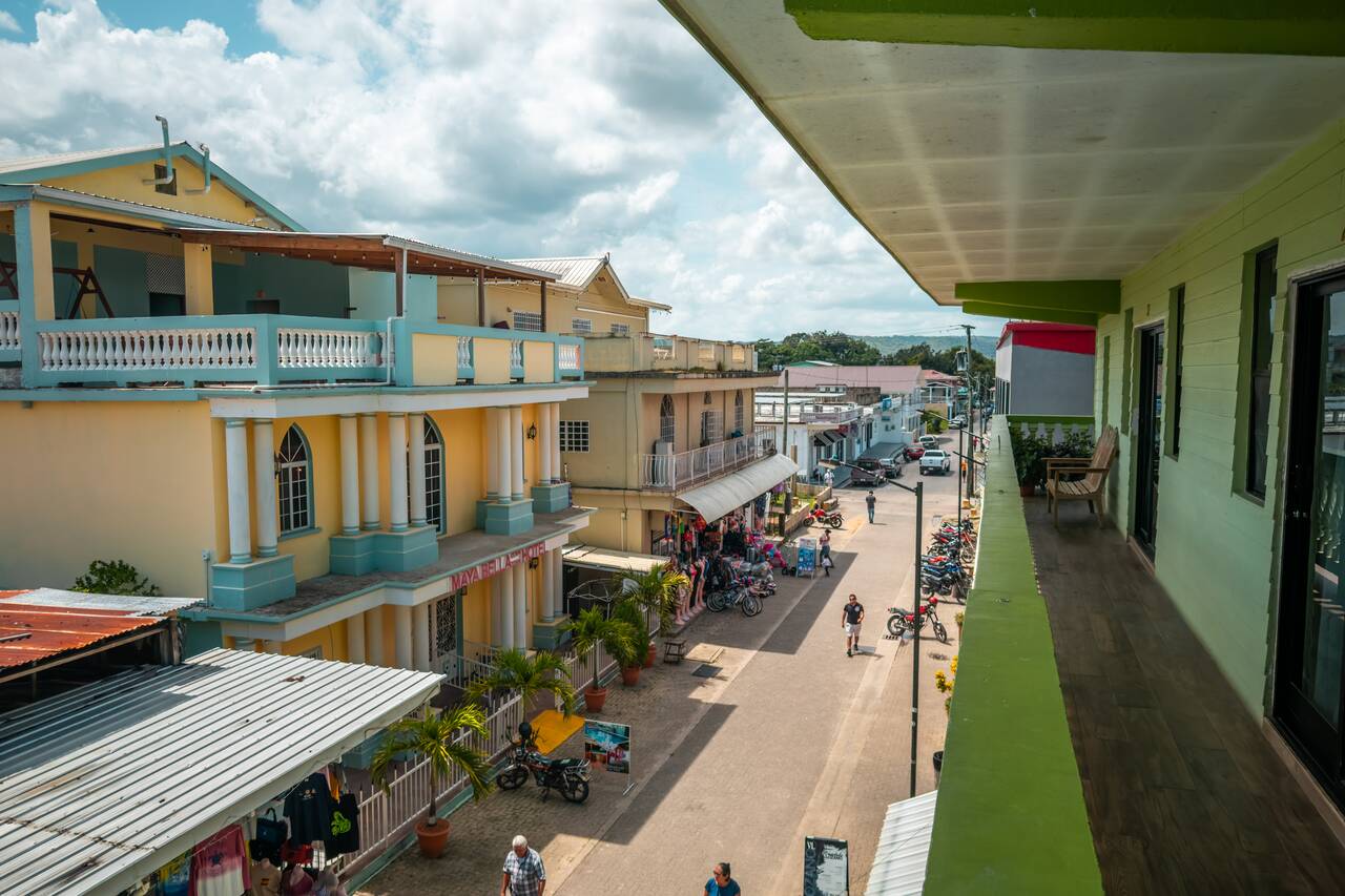 The street of San Igancio on the hot day