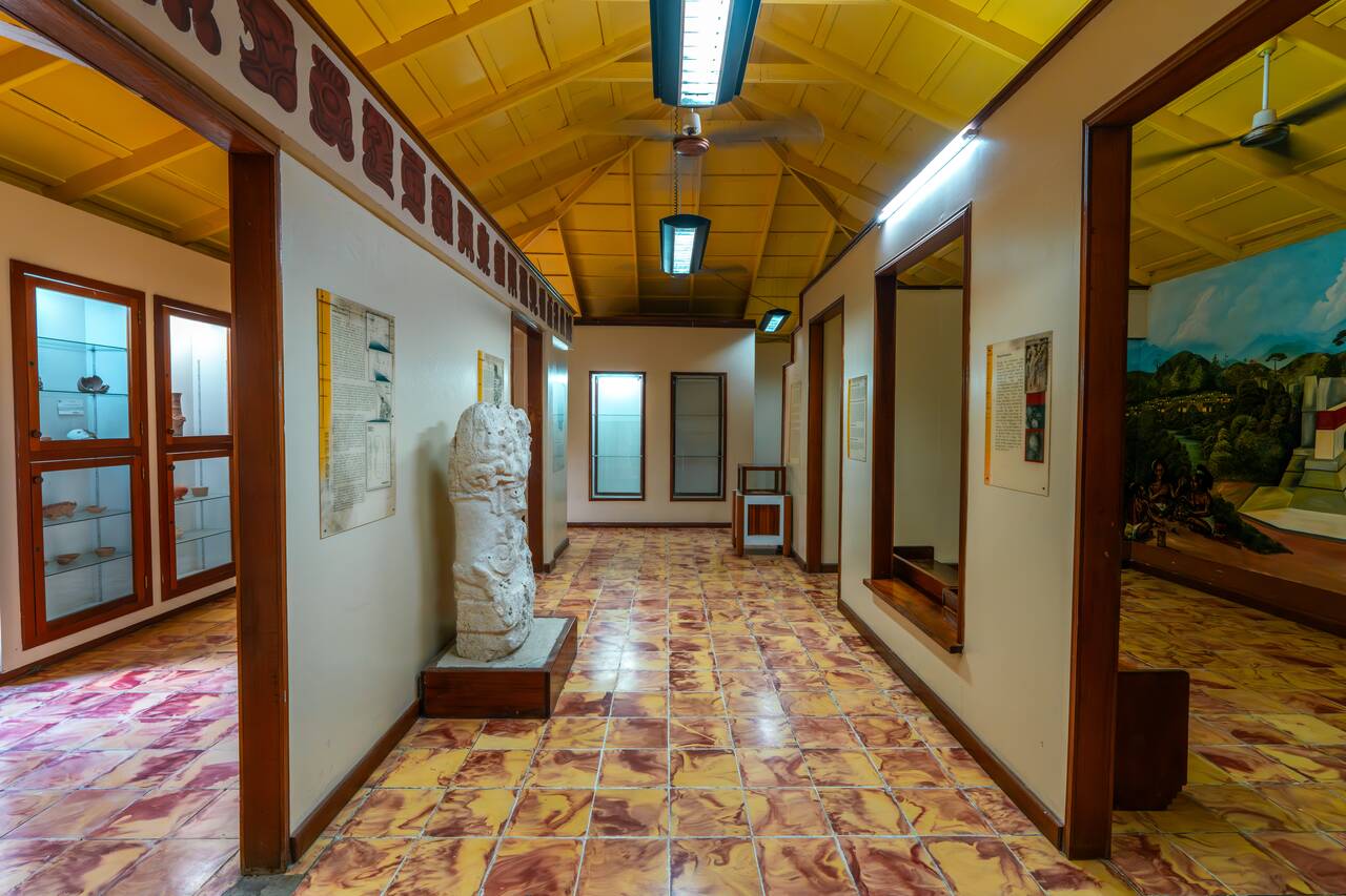A small museum at Cahal Pech