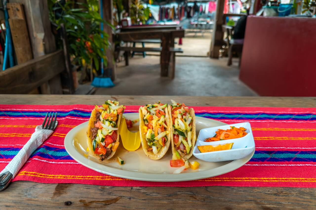 Tacos I ordered at El Fogon