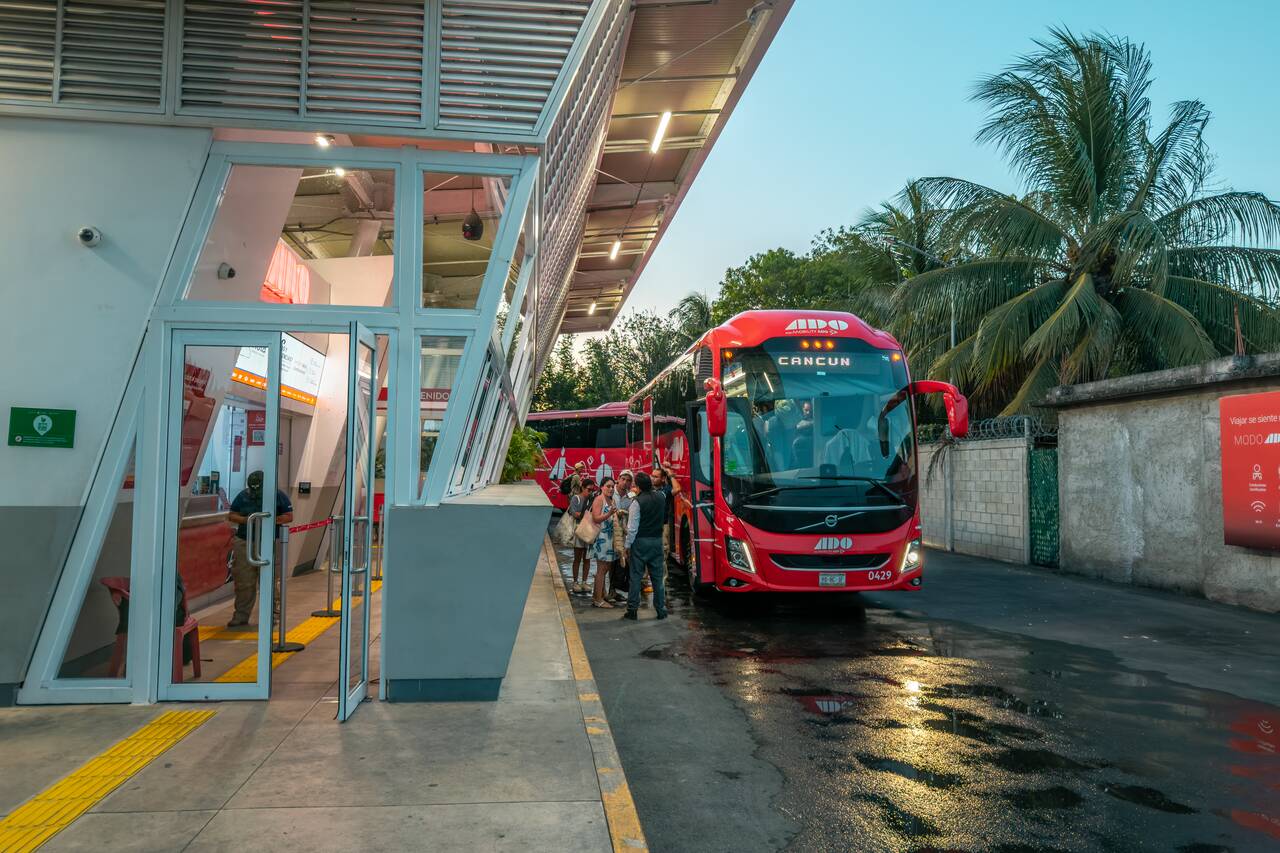 Bus Station in Bacalar
