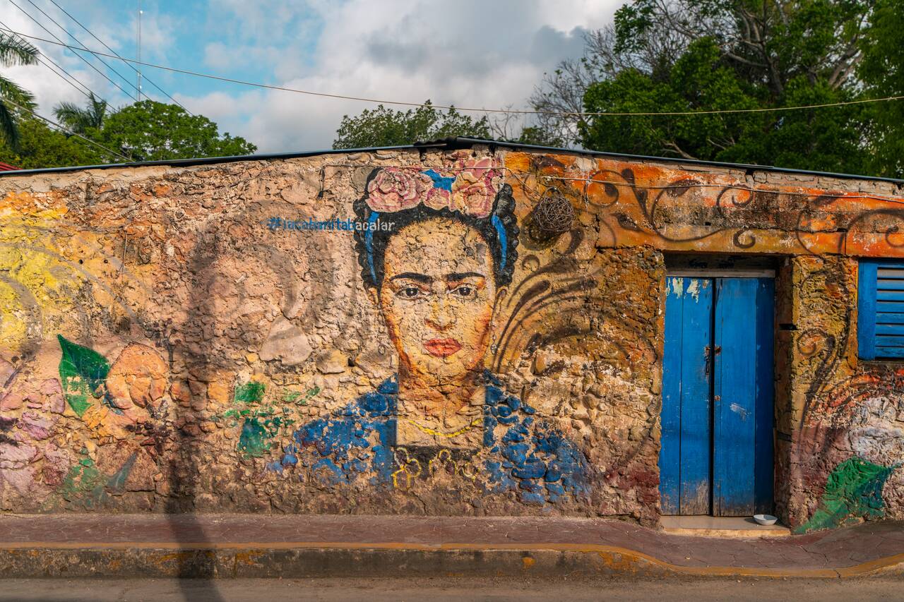 A mural in Bacalar