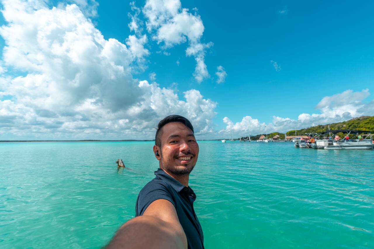 A selfie of me at Bacalar