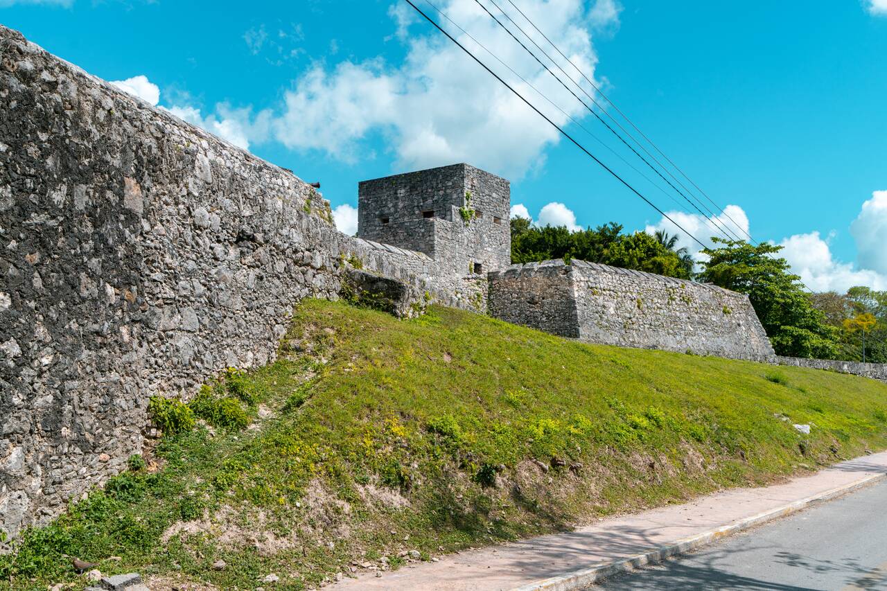 The exterior of Fort San Felipe