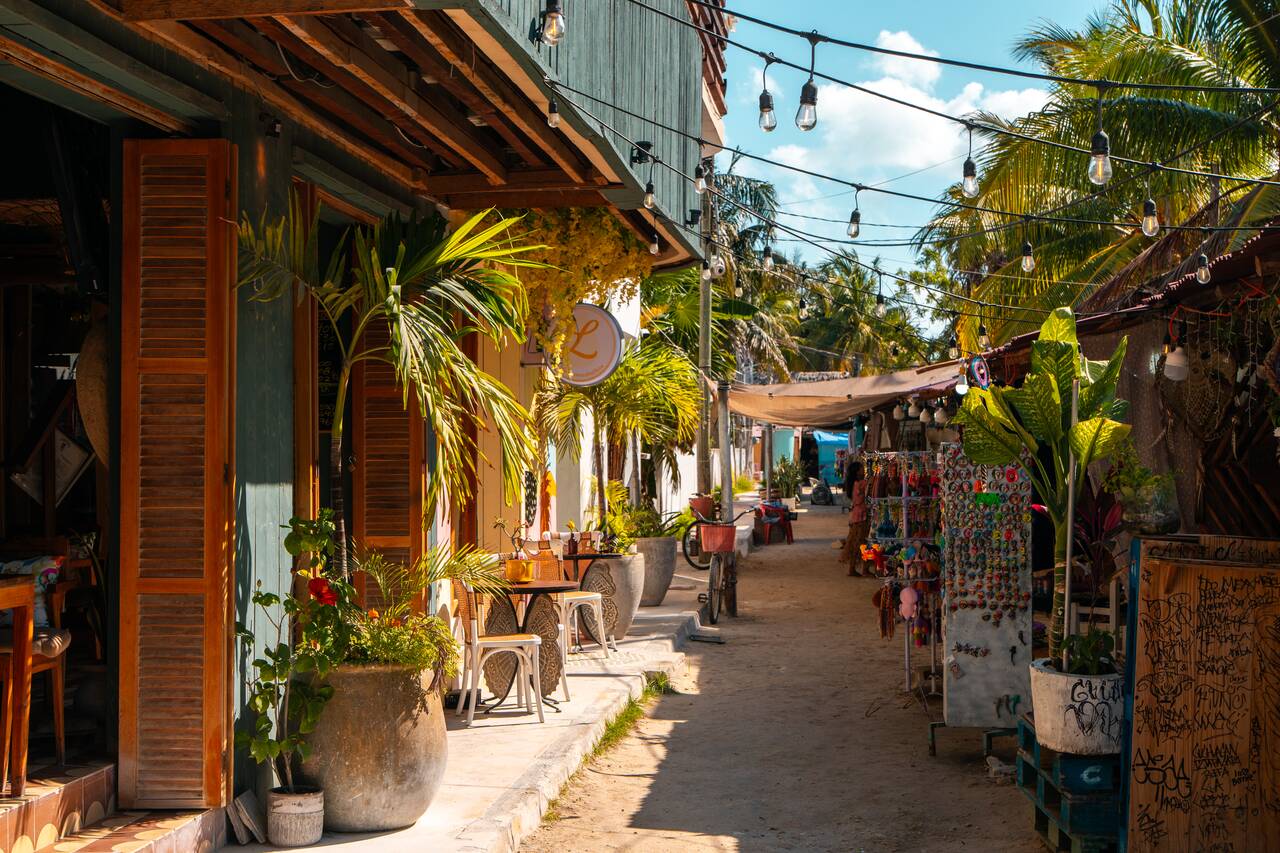 The street of Holbox