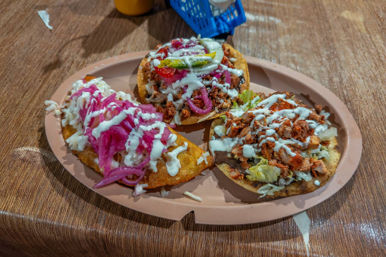 Tacos I ordered at Antojitos Kanasin