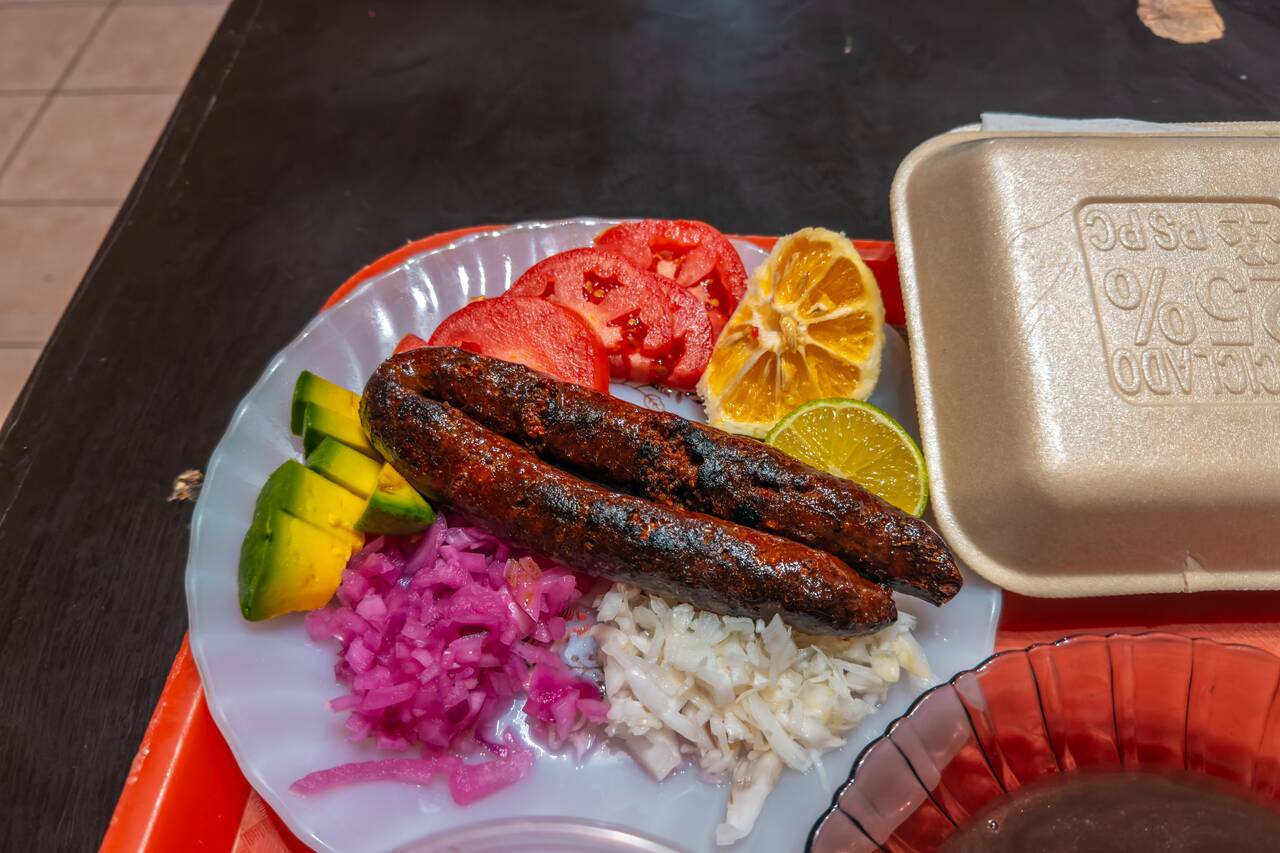 longaniza asada I orderd at Lonchería Canul