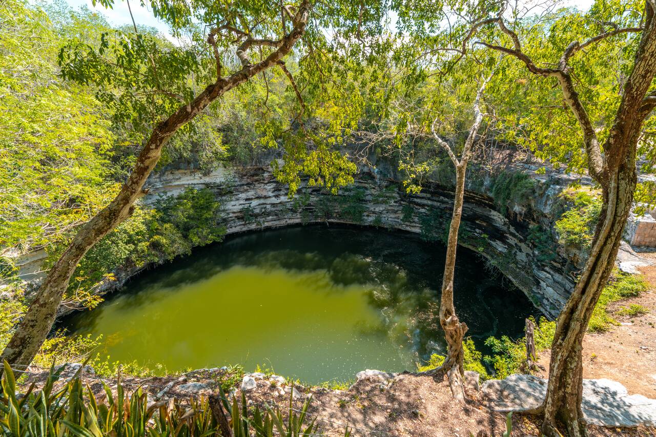 The sacred Cenote in Chichen Itza