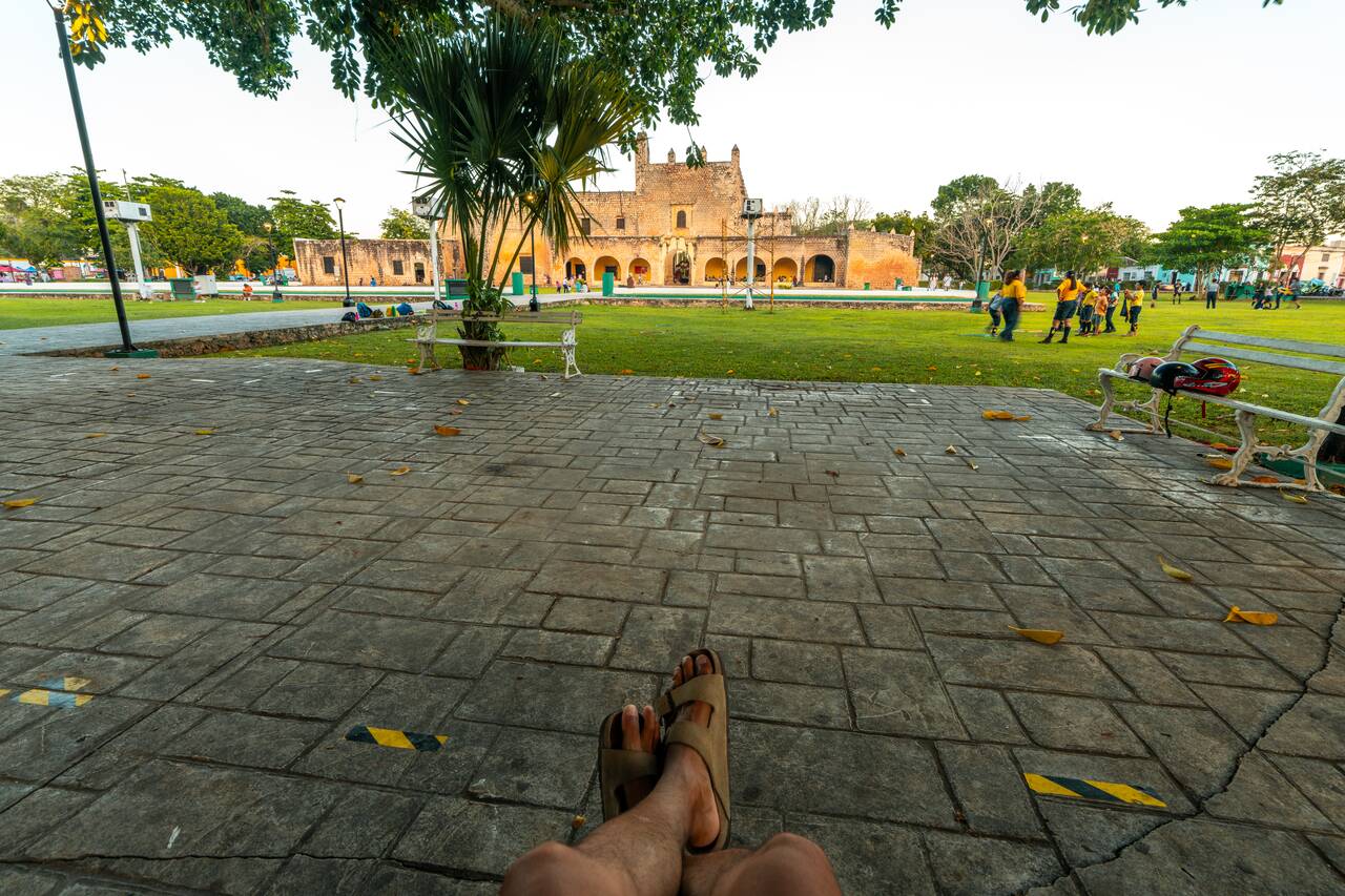 Me hanging out at Convent of San Bernardino de Siena