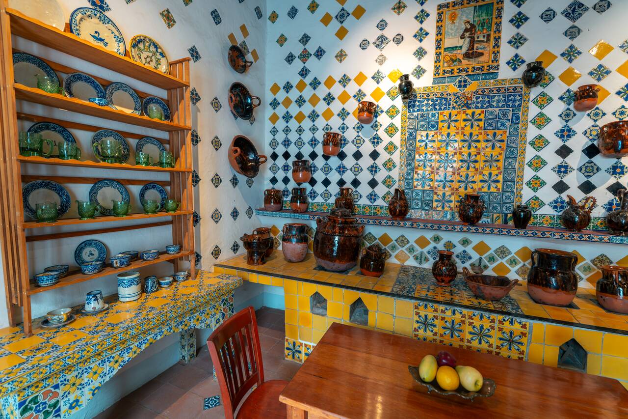 The beautiful kitchen inside the Revolution Museum