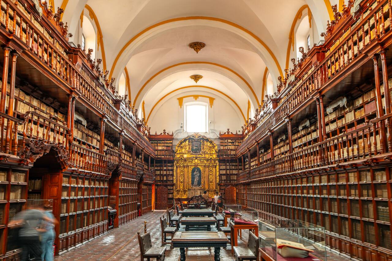 Inside Biblioteca Palafoxiana