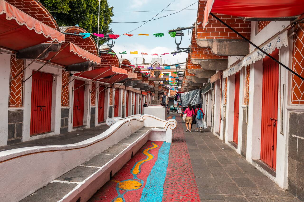 People walking along the Artist Quarter