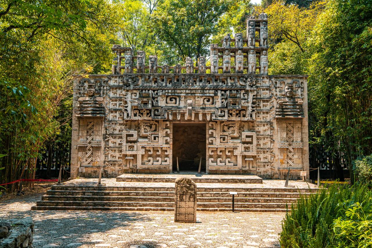 A beautiful temple at Museo Nacional de Antropología