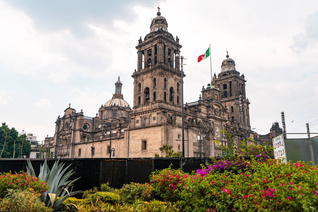 Mexico City Metropolitan Cathedral from the side