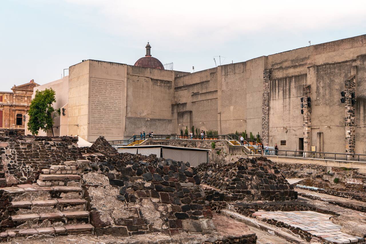 The exterior of Templo Mayor Museum
