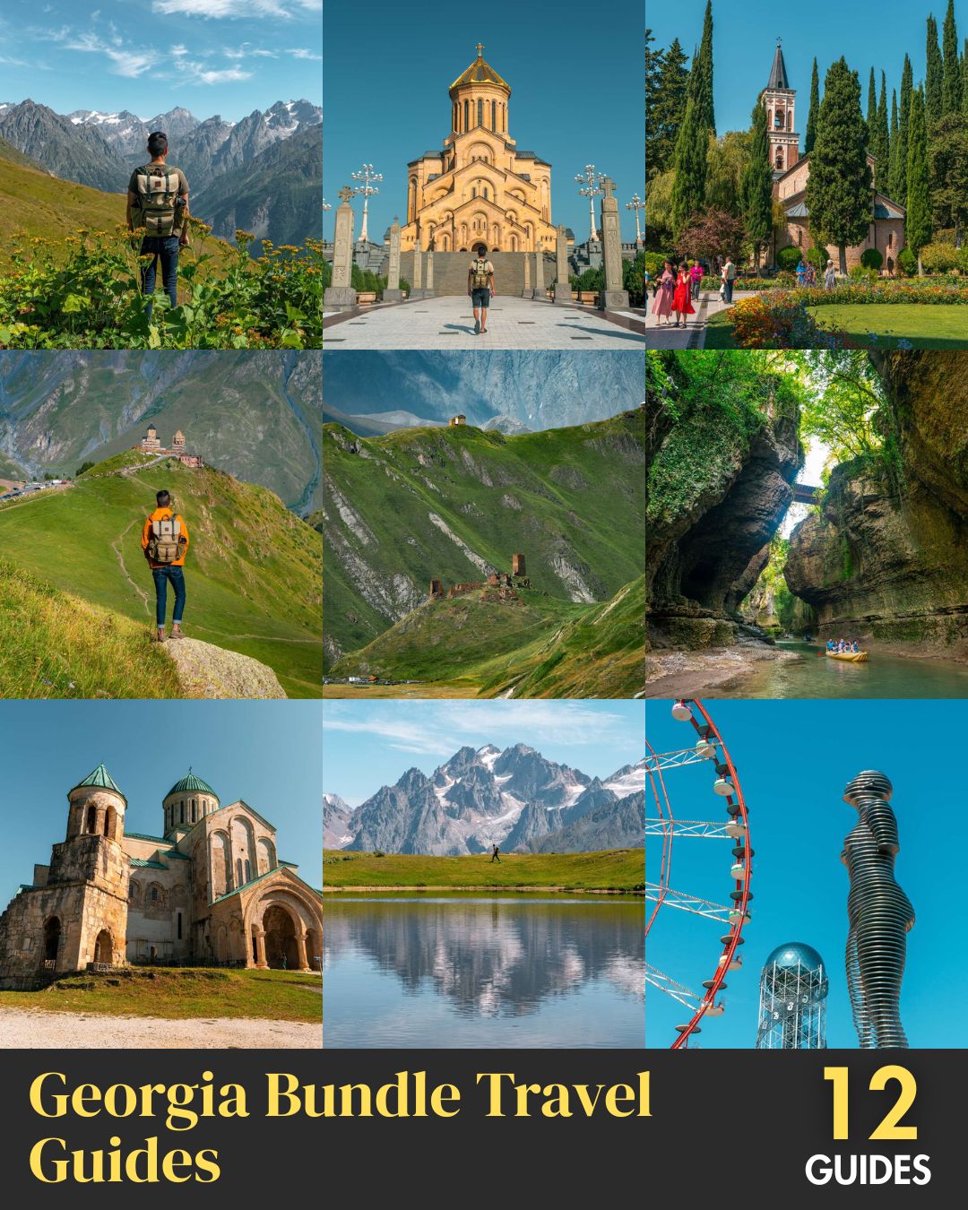2 Weeks in Georgia Itinerary & Other Travel Guides (12 PDFs)