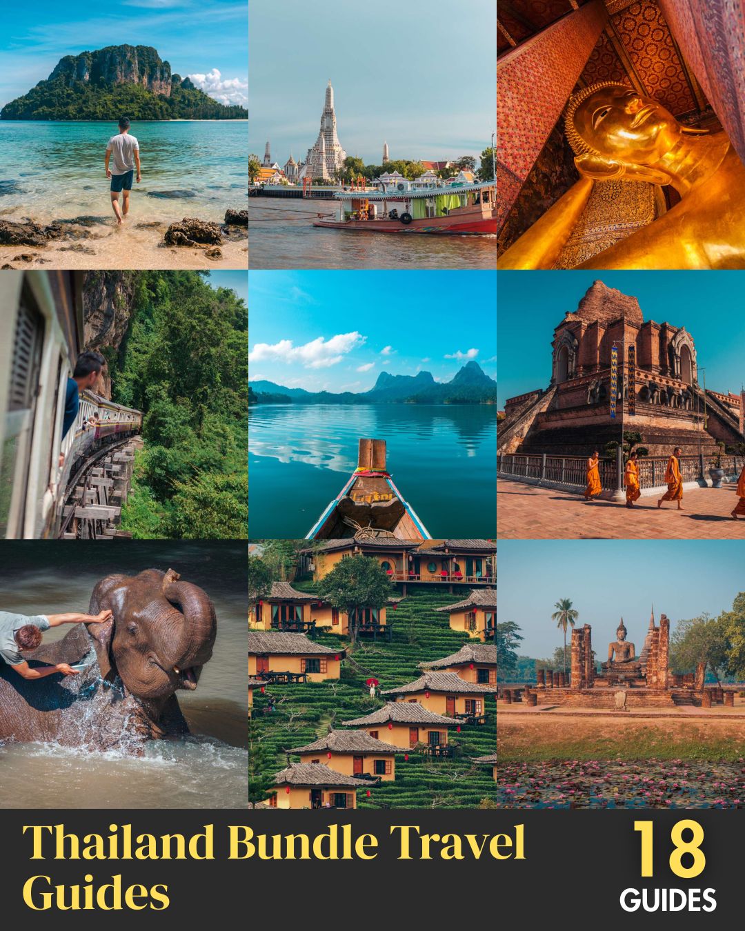 30 Days in Thailand Itinerary & Other Travel Guides (18 PDFs)