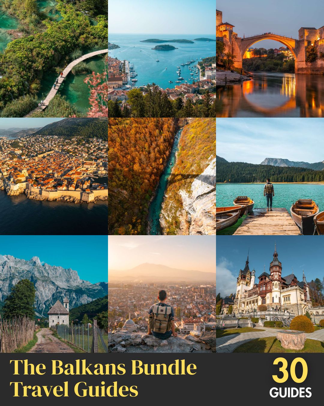 2 Months in the Balkans Itinerary & Other Travel Guides (30 PDFs)