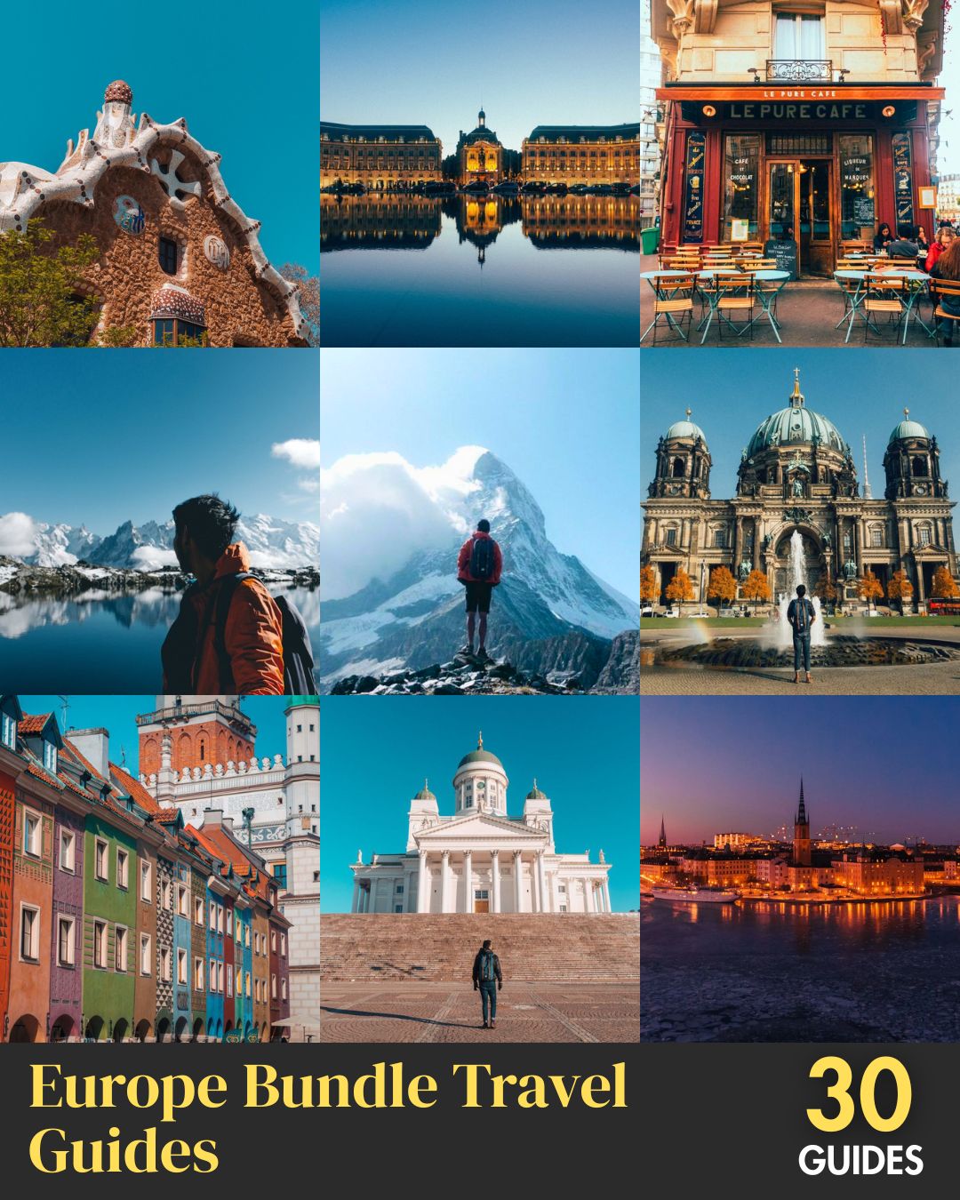 3 Months in Europe Itinerary & Other Travel Guides (30 PDFs)