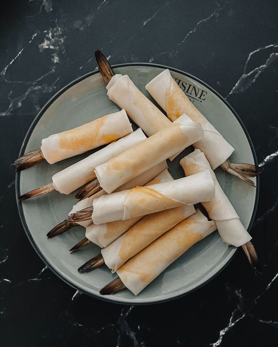 Thai Crispy Shrimp Spring Rolls Recipe