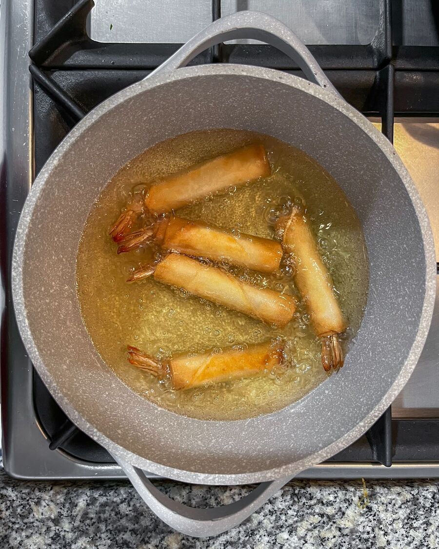Thai Crispy Shrimp Spring Rolls Recipe