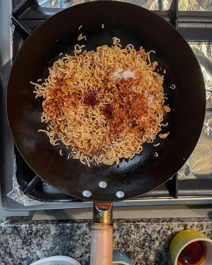 Pad Mama Recipe, Stir-Fry Instant Noodles