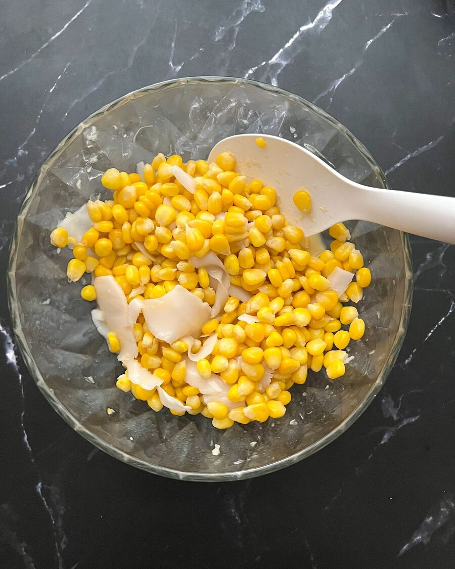 Combine and mix everything together well until the butter and sugar are melted.
