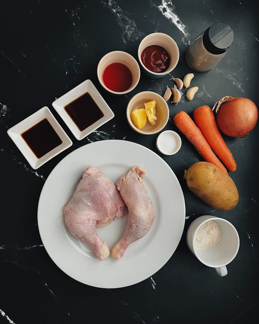 Begin by gathering all the essential ingredients.