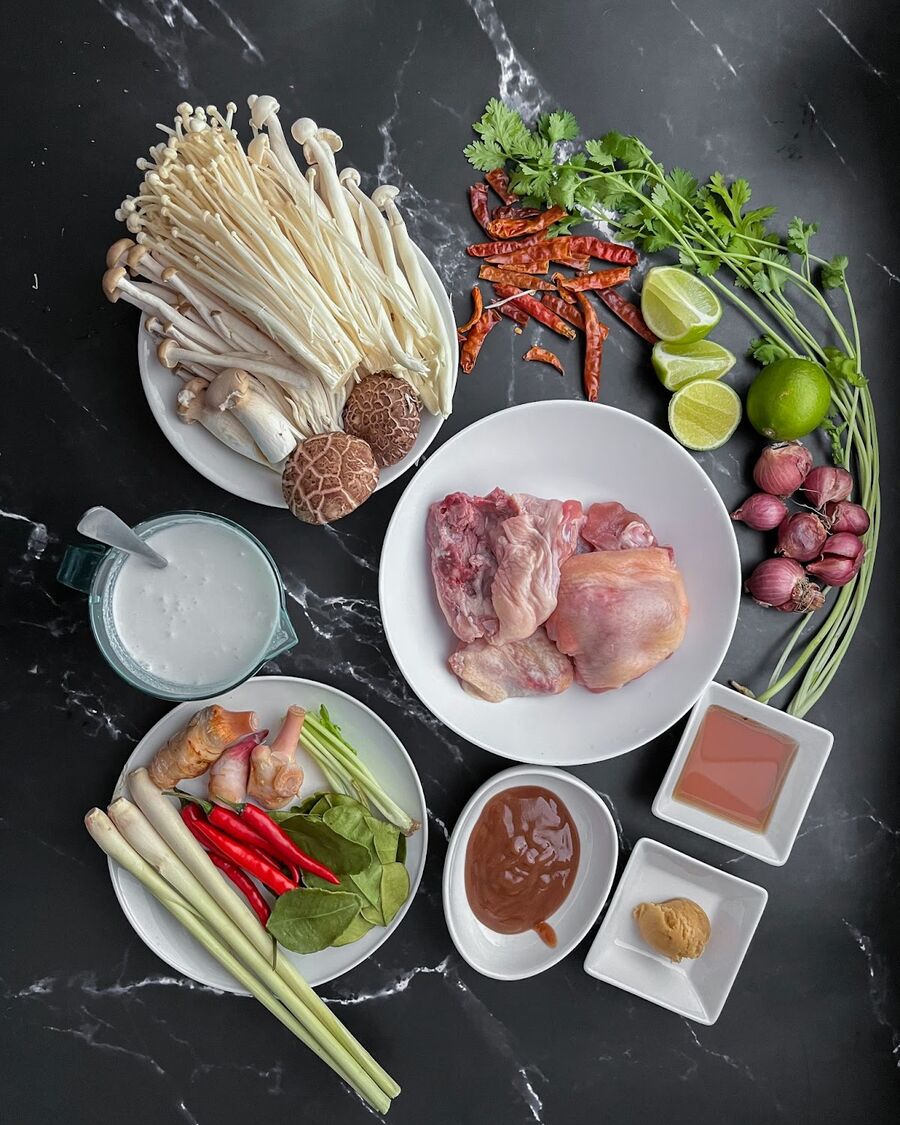 Begin by gathering all the essential ingredients.