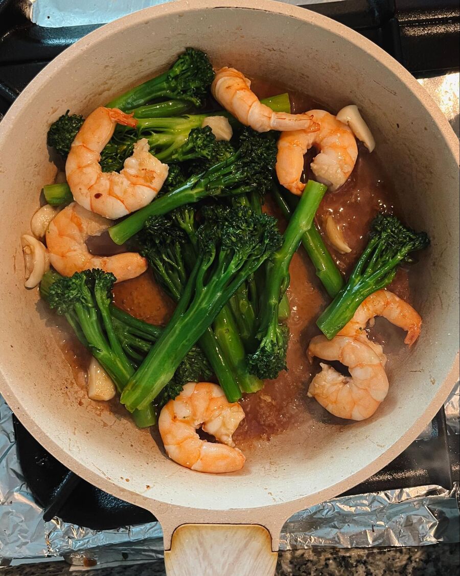 Stir everything together for about 2 minutes. If the sauce appears too dry, add about 2 tablespoons of water and mix well to combine.