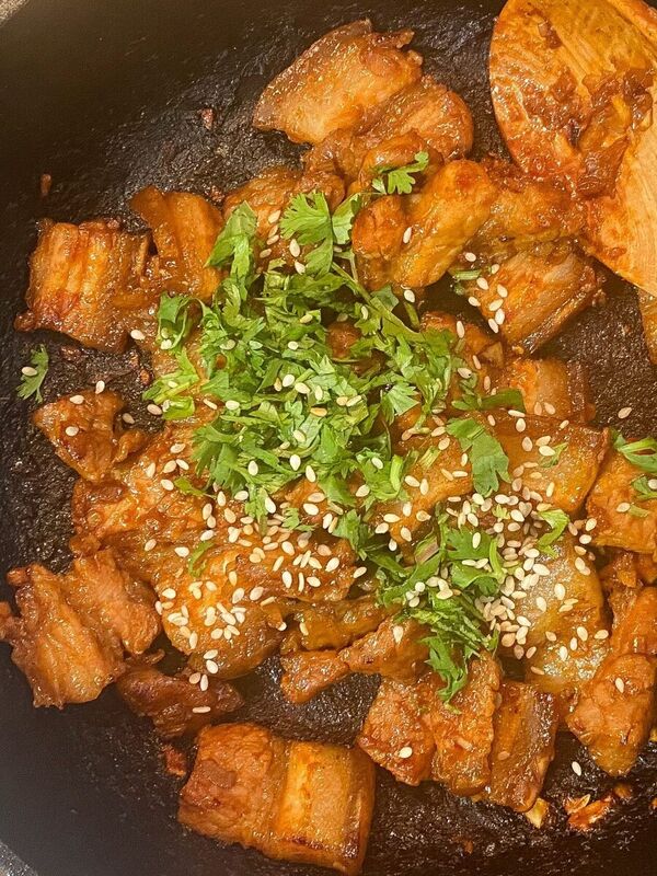 Sriracha Spicy Pork Belly Recipe
