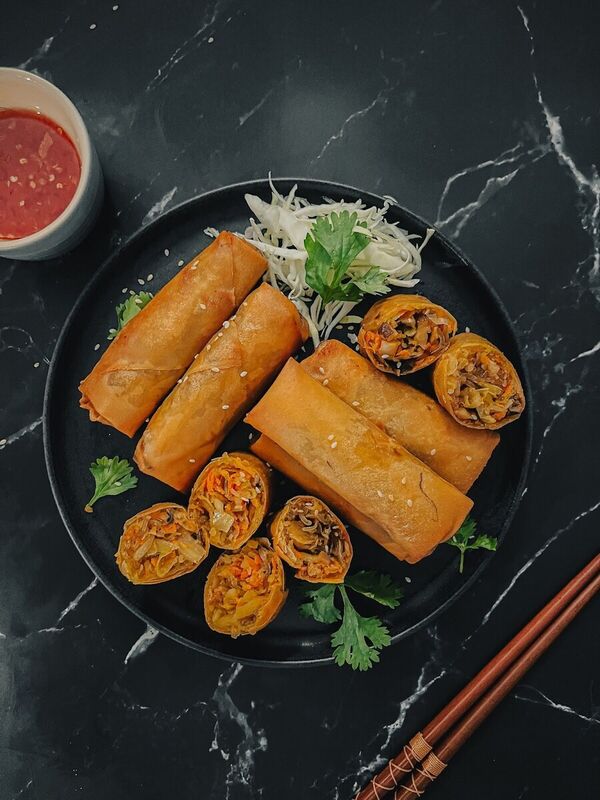 Vegetable Spring Rolls Recipe - Hot Thai Kitchen