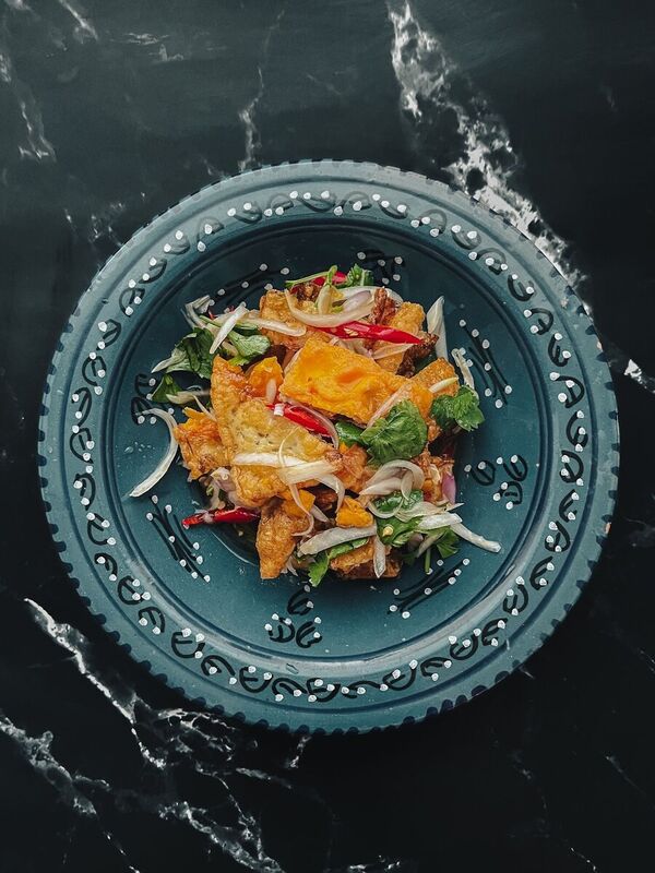 Spicy Fried Egg Salad (Yum Kai Dao) Recipe