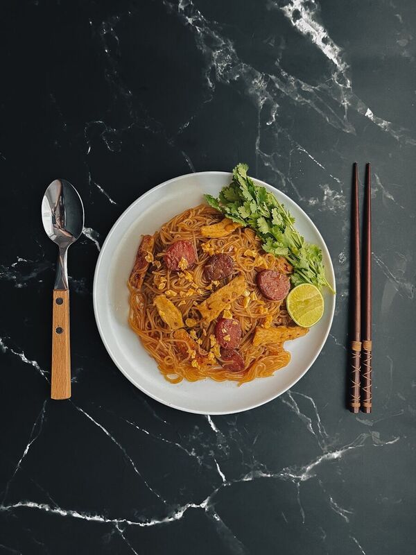 Northern Thai Stir Fried Fermented Rice Noodle (Pad Mee/Pad Khanom Chin) Recipe