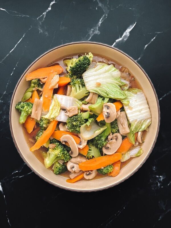 Thai Mixed Vegetable Stir Fry (Pad Pak) Recipe