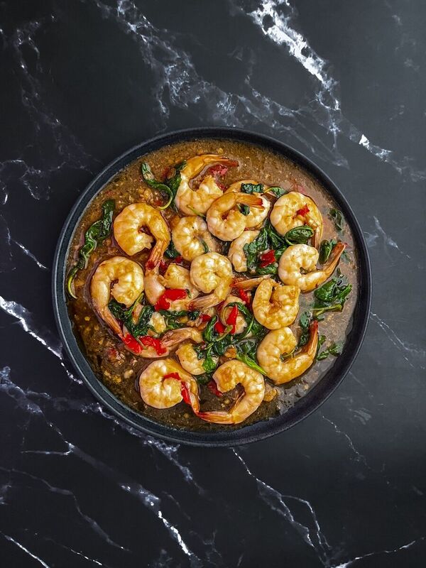 Thai Holy Basil Shrimp Stir Fry (Pad Krapow Goong) Recipe